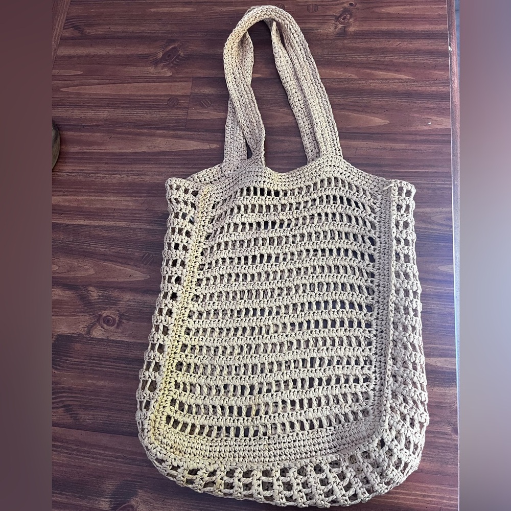 Woven Beach Tote Bag